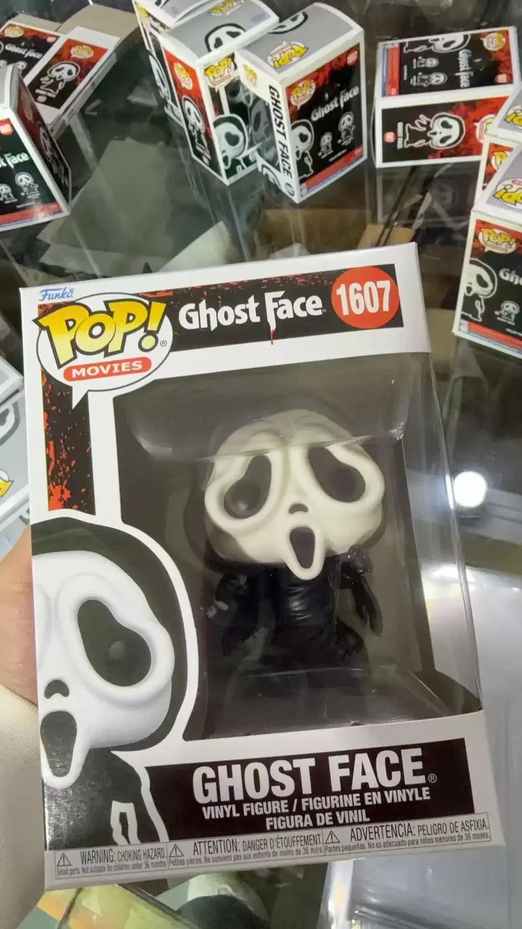 2026 FunKo Pop! Scream GhostFace #51 Blood Ghost Face #1607 Action Collection Model for Birthday Gift Toys